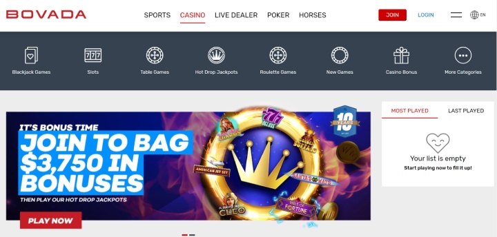 bovada homepage bonus