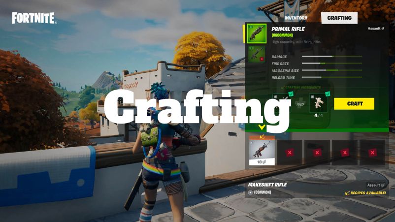 fortnite crafting